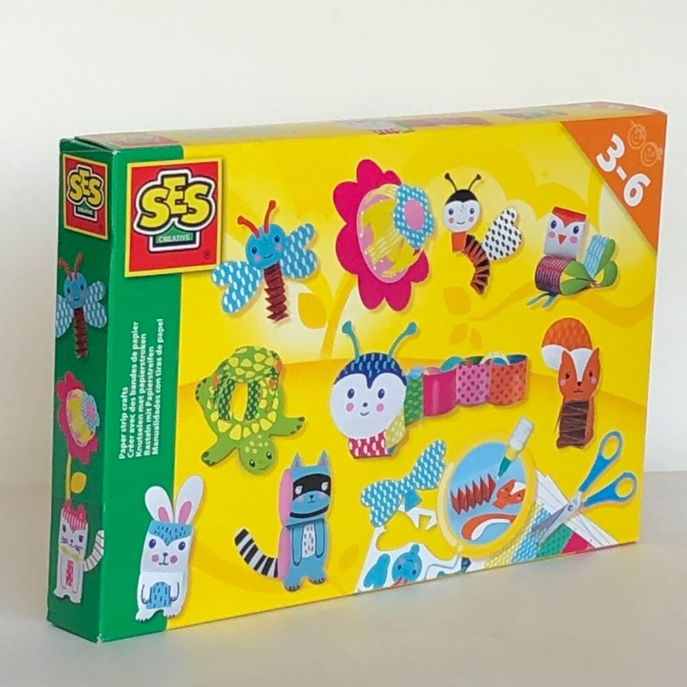SES Creative Paper Strip Crafts For Age 3-6 New In Box - Picture 13 of 16